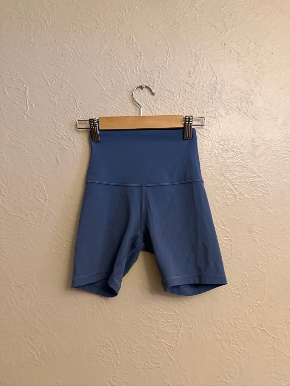 lululemon athletica Align High-Rise Bike Shorts in Oasis Blue